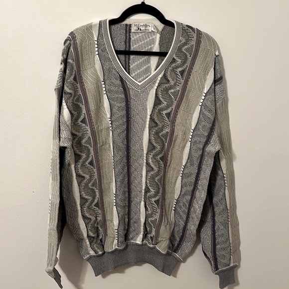 st. croix Other - St. croix 3D cardigan vintage 90s coogi style size L